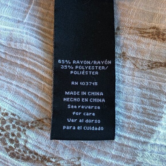 𝅺Zac & Rachel Giraffe Tie Front Sleeveless Blouse - Picture 7 of 10